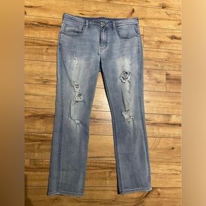 Men’s bootlegger jeans